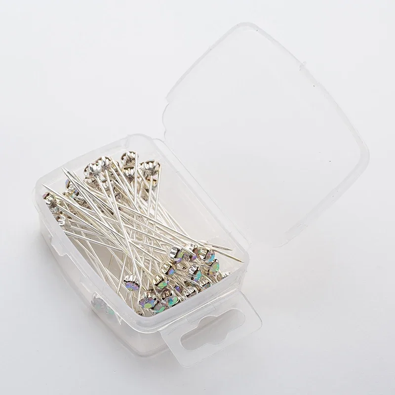 Embroidery Kaftan - 72Pcs/Box Fashion Handmade Dress Pins Round