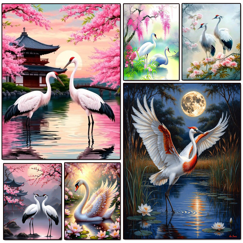 Embroidery Red - 2026 New 5D Diamond Painting Red-Crowned