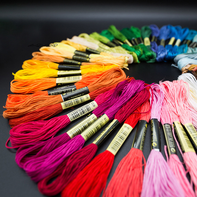 Embroidery Diy - 24/100/50 Multicolor Cross Stitch Threads Cotton