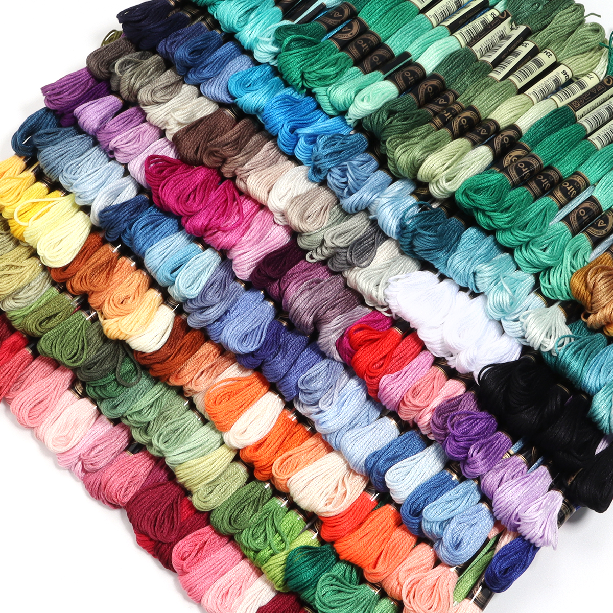 Embroidery Diy - 6Pcs/Lot Multicolor Polyester Embroidery Thread Cross