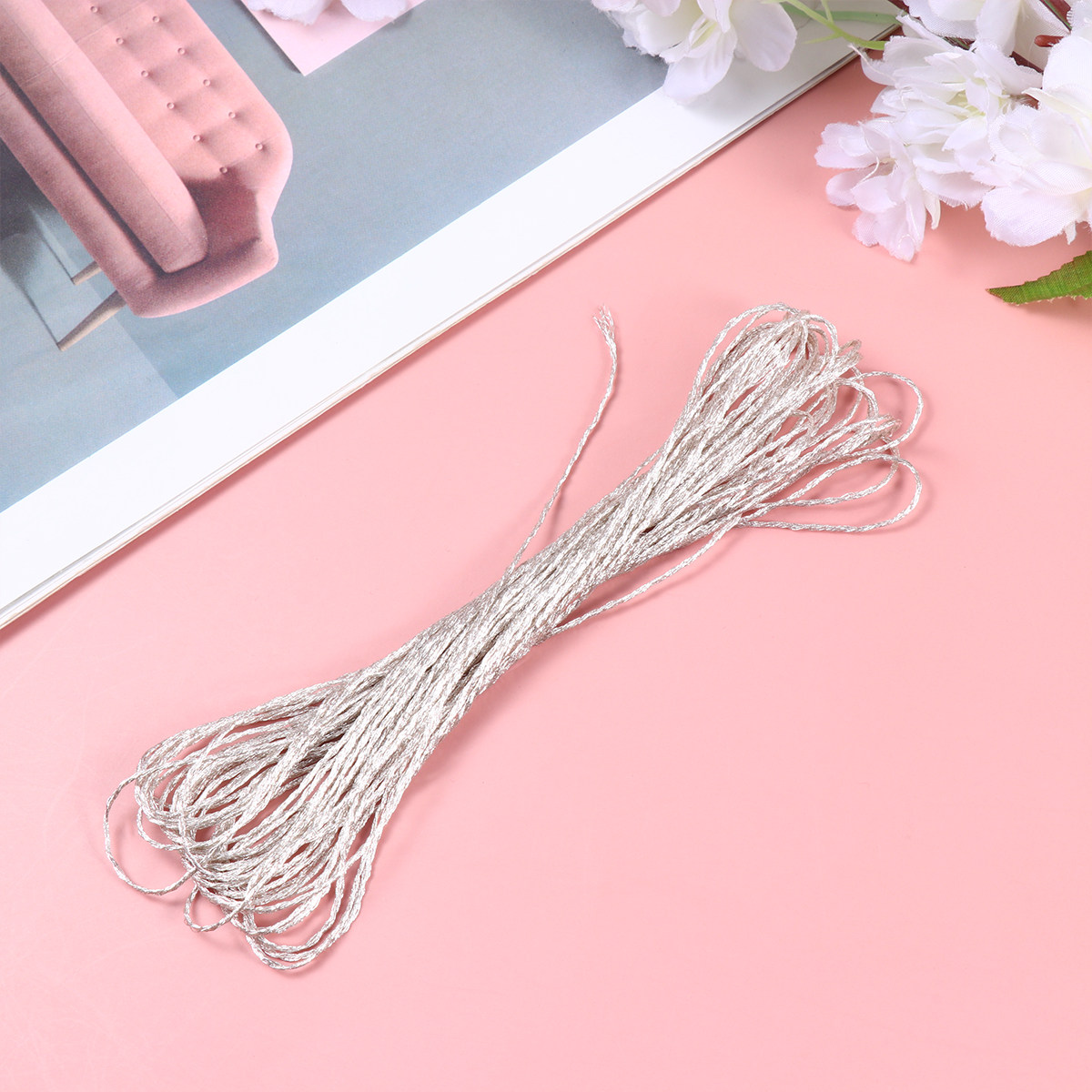 Embroidery Diy - 12Pcs Metallic Sewing Thread Set Glitter