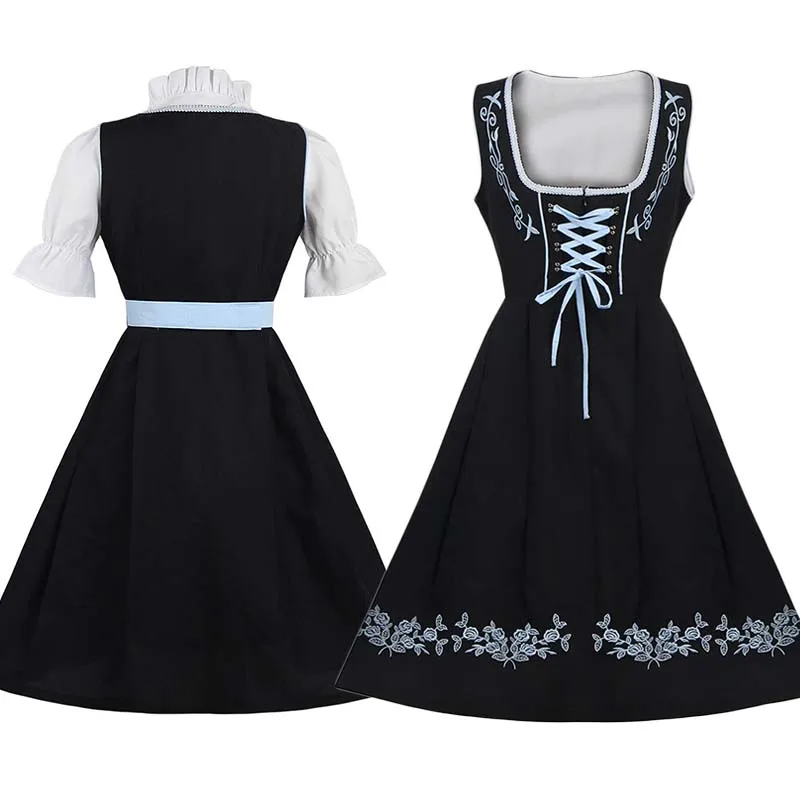 Embroidery Dress - s;3'c\5/b'Women's German Bavarian Oktoberfest Beer Festival