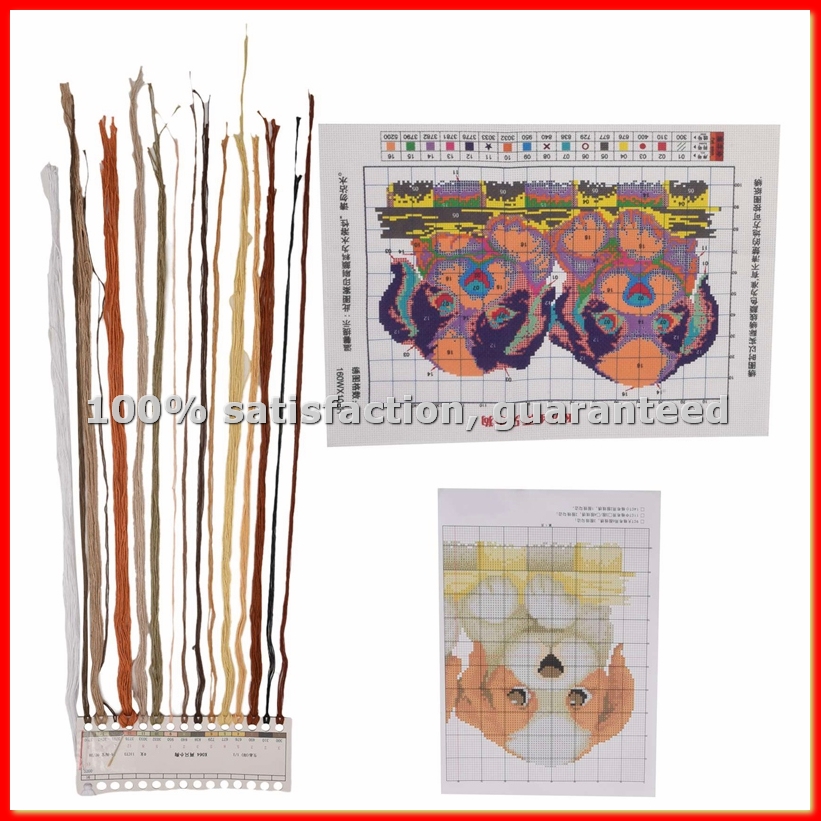 Embroidery Diy - DIY Hand Knitting Print Set Embroidery