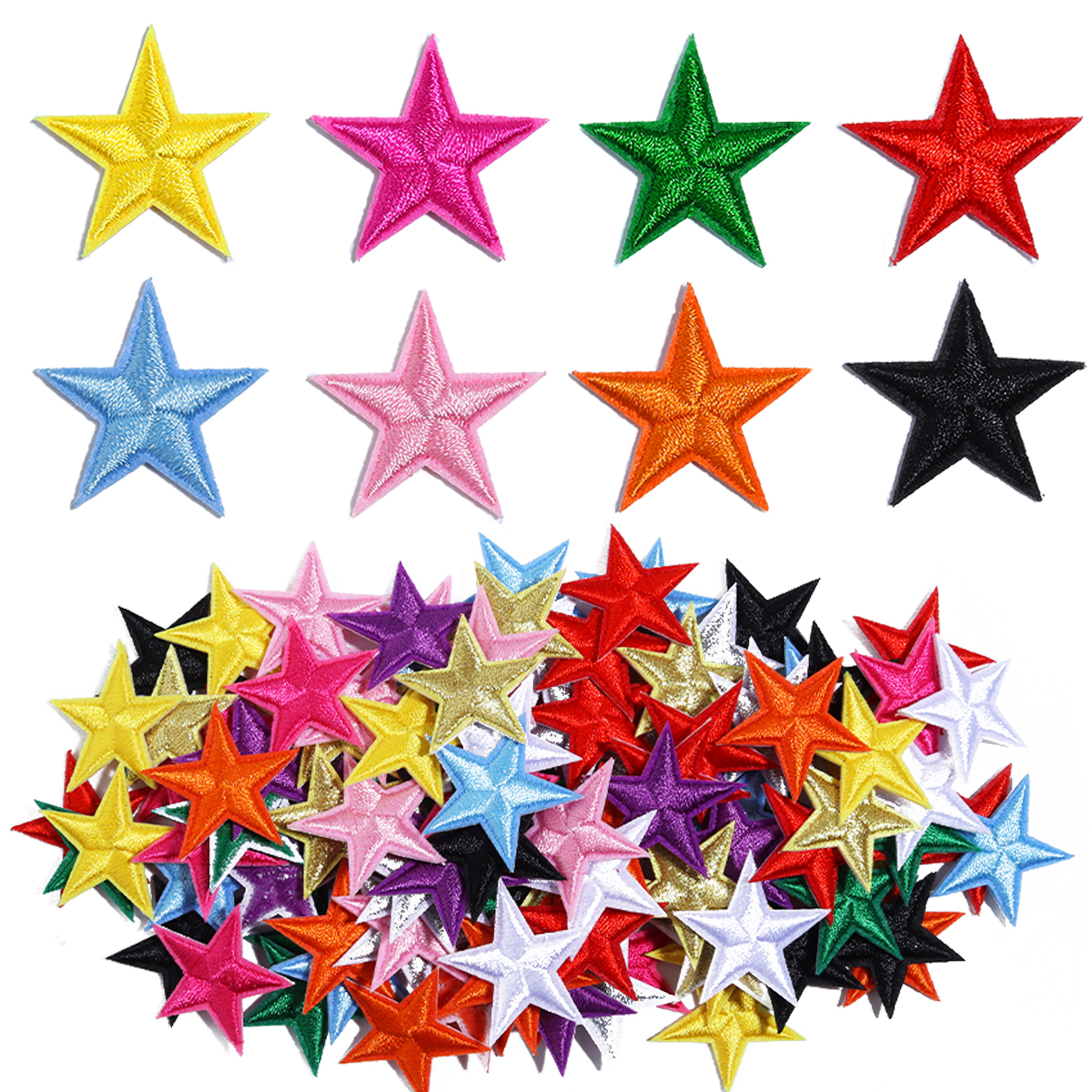 10pcs Small Mini Star Embroide - Embroidery Diy のレビューと価格