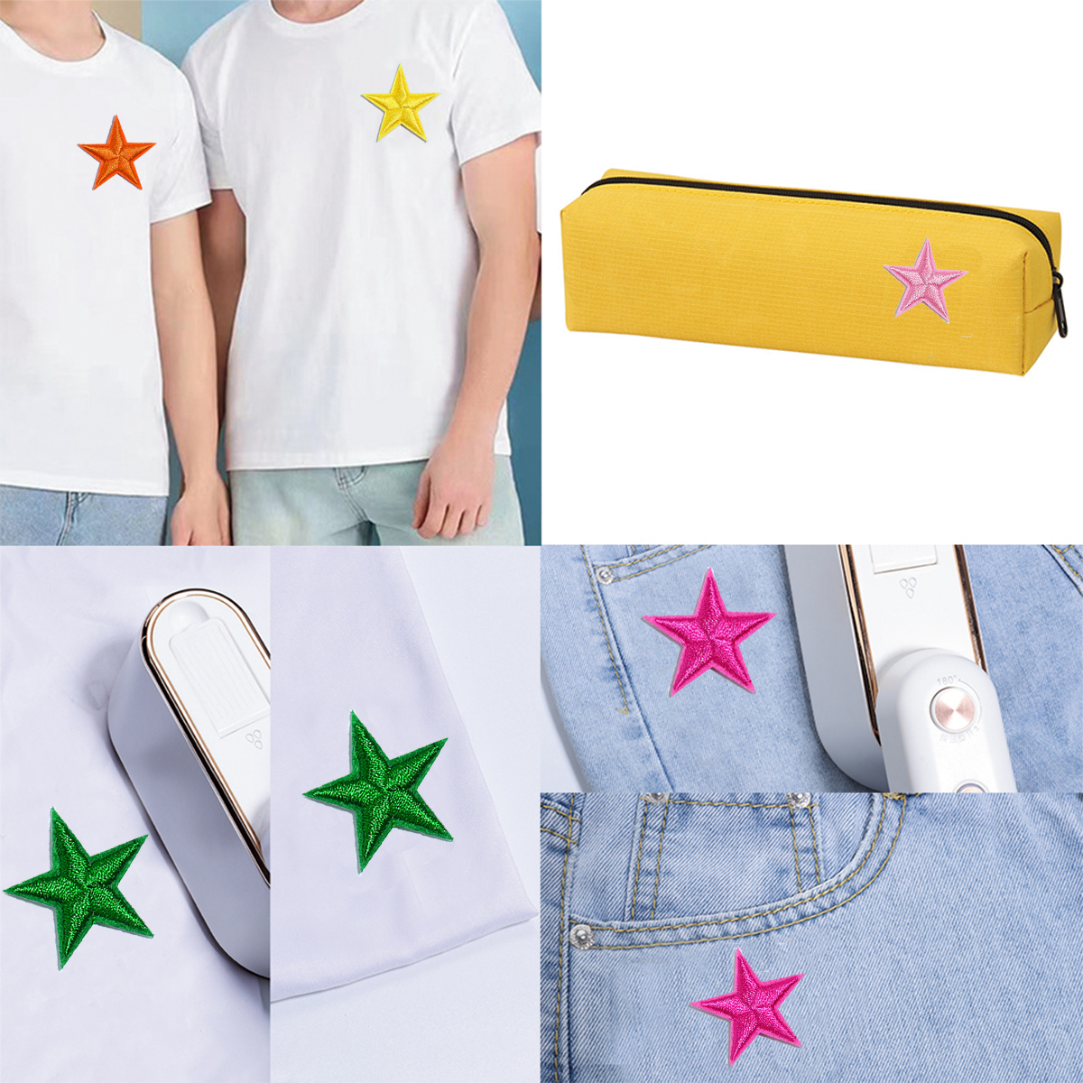 10pcs Small Mini Star Embroide - Embroidery Diy のレビューと価格