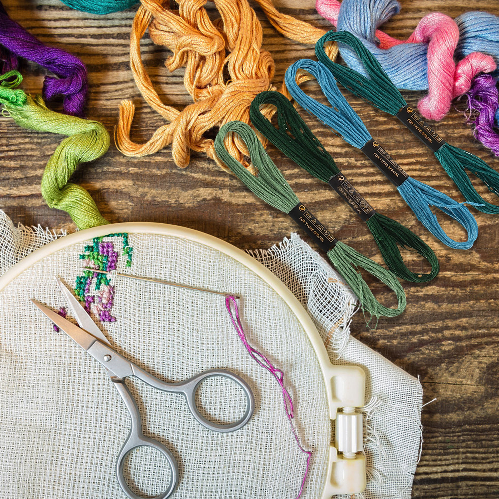 100pcs Embroidery Thread Cross - Embroidery Diy のレビューと価格