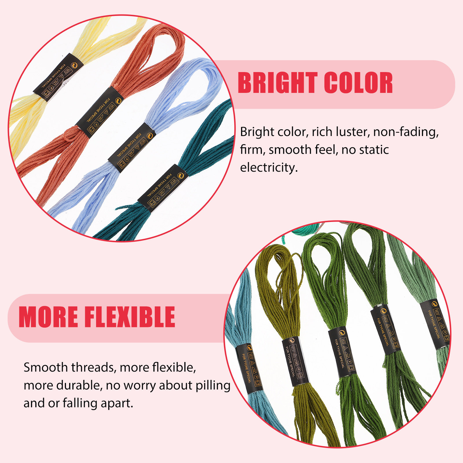 100pcs Embroidery Thread Cross - Embroidery Diy のレビューと価格