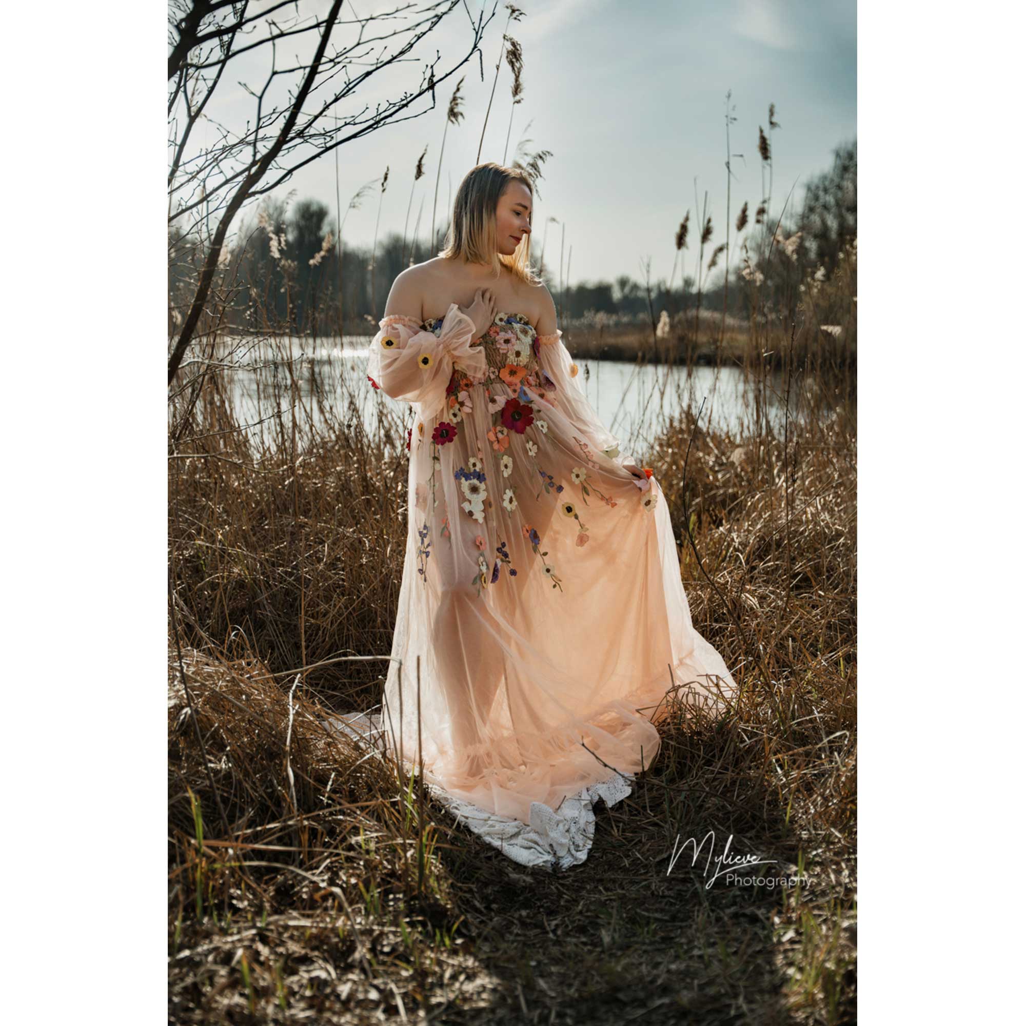 Don&Judy Colorful Organza Off- - Embroidery Daisy のレビューと価格