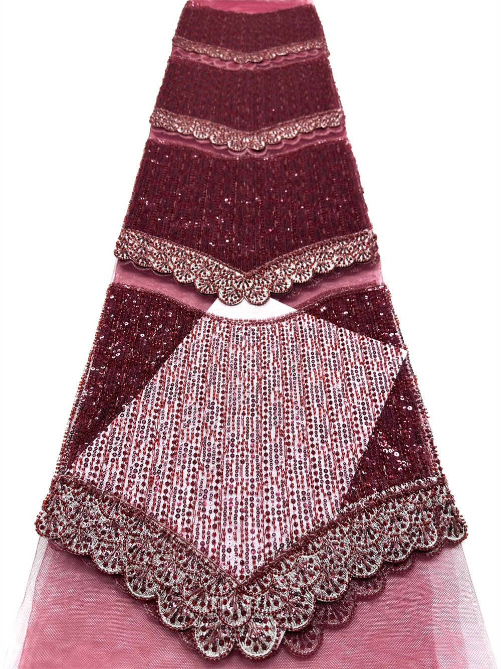 Luxury African Nigerian High-E - Embroidery Net Fabric のレビューと価格