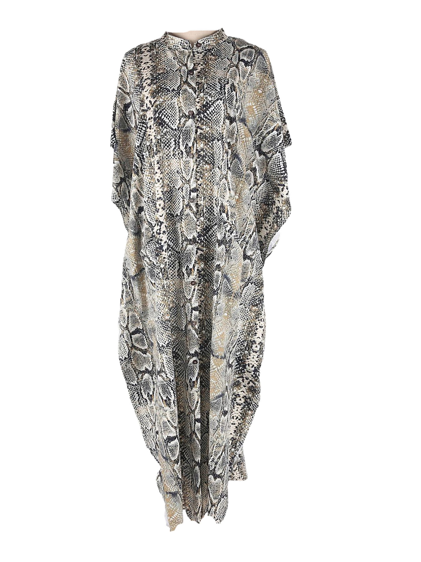 Bohemian Print Beach Cover-Up  - Embroidery Kaftan のレビューと価格