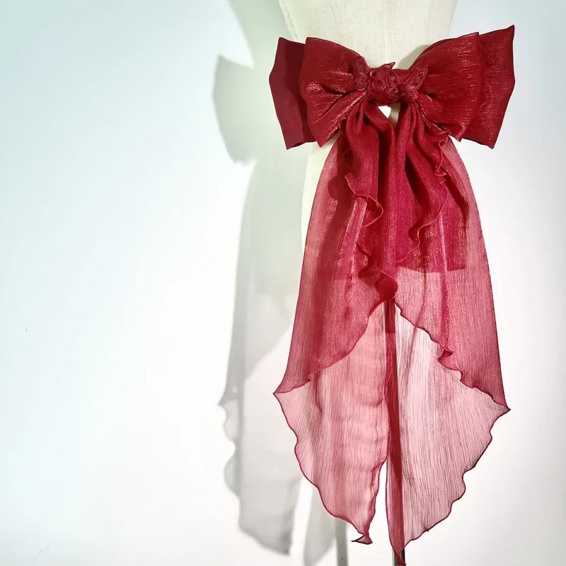 Trailing Bow Shiny Silk Double - Embroidery Kaftan のレビューと価格