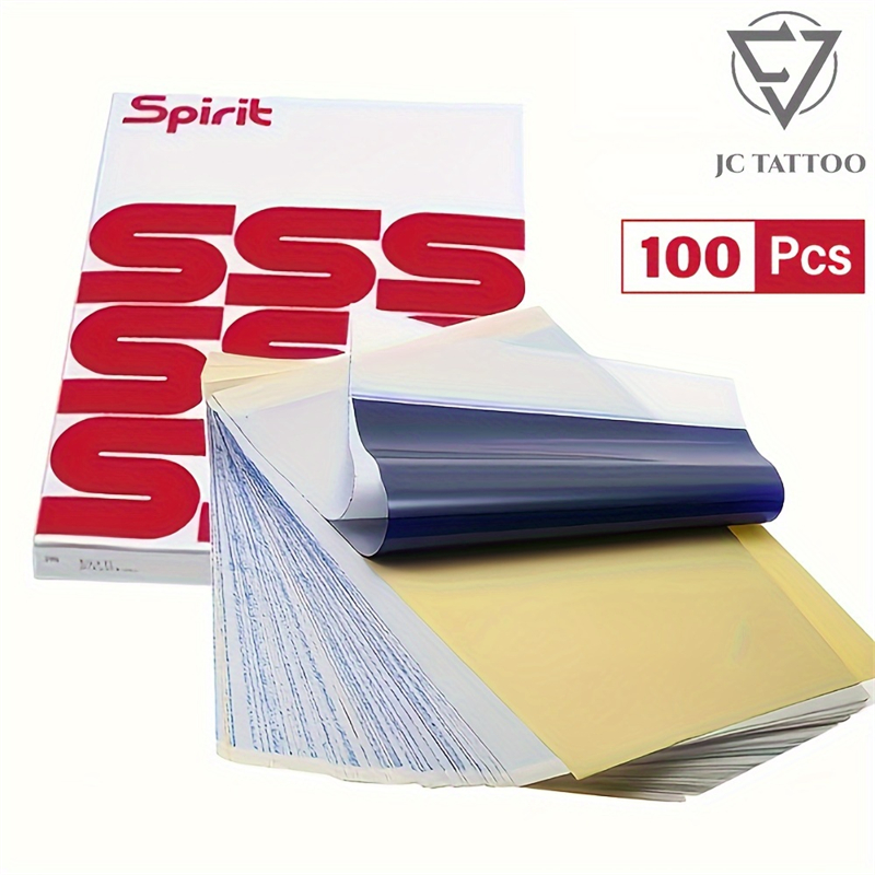 100/50/40/30/20/10/5pcs Tattoo - Transfer Paper Carbon のレビューと価格