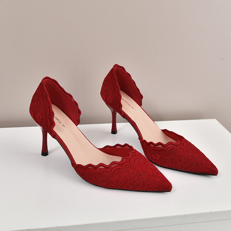 Luxury Red White Lace Embroide - Embroidery Red のレビューと価格