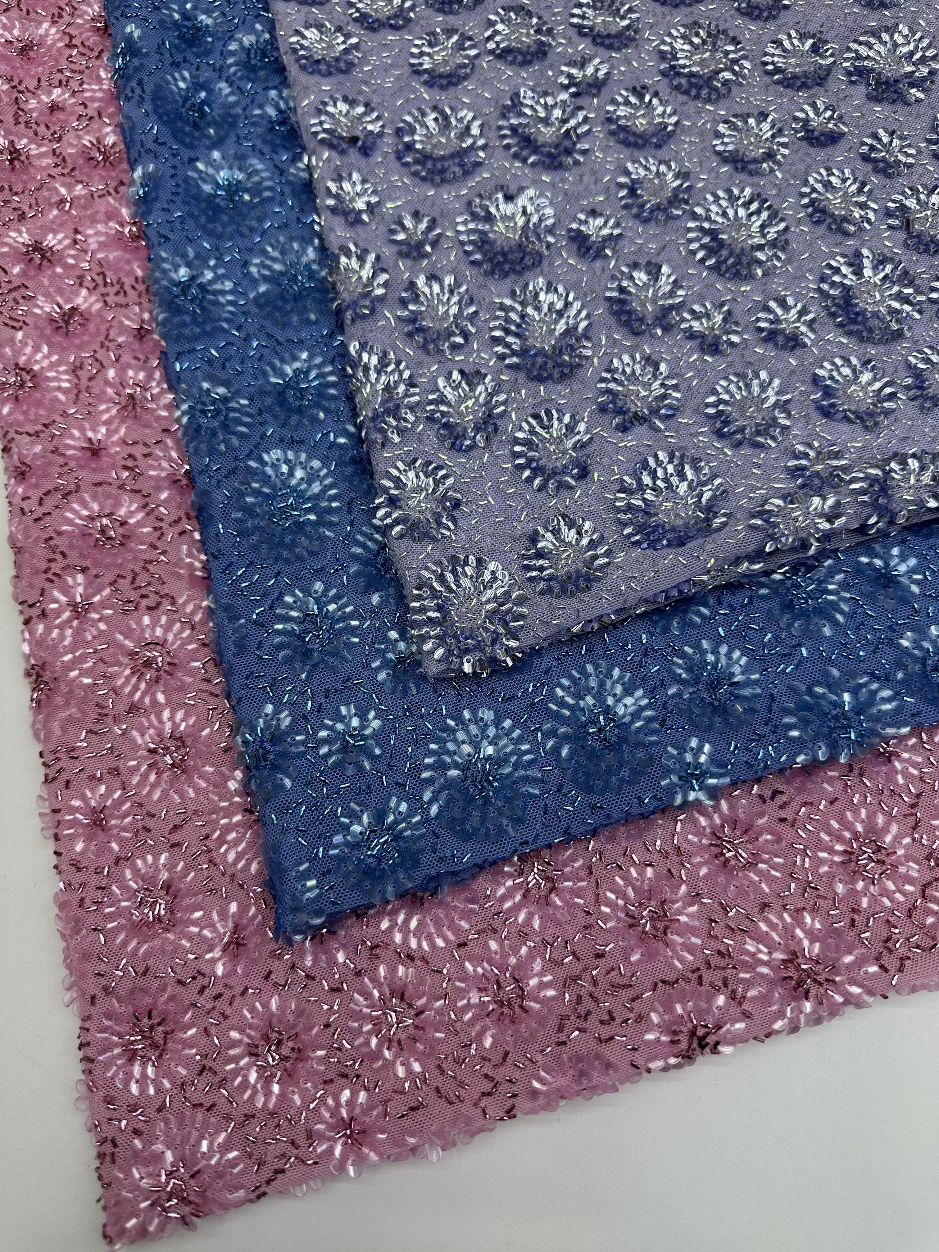 1yard mesh tissu Little Daisie - Embroidery Daisy のレビューと価格