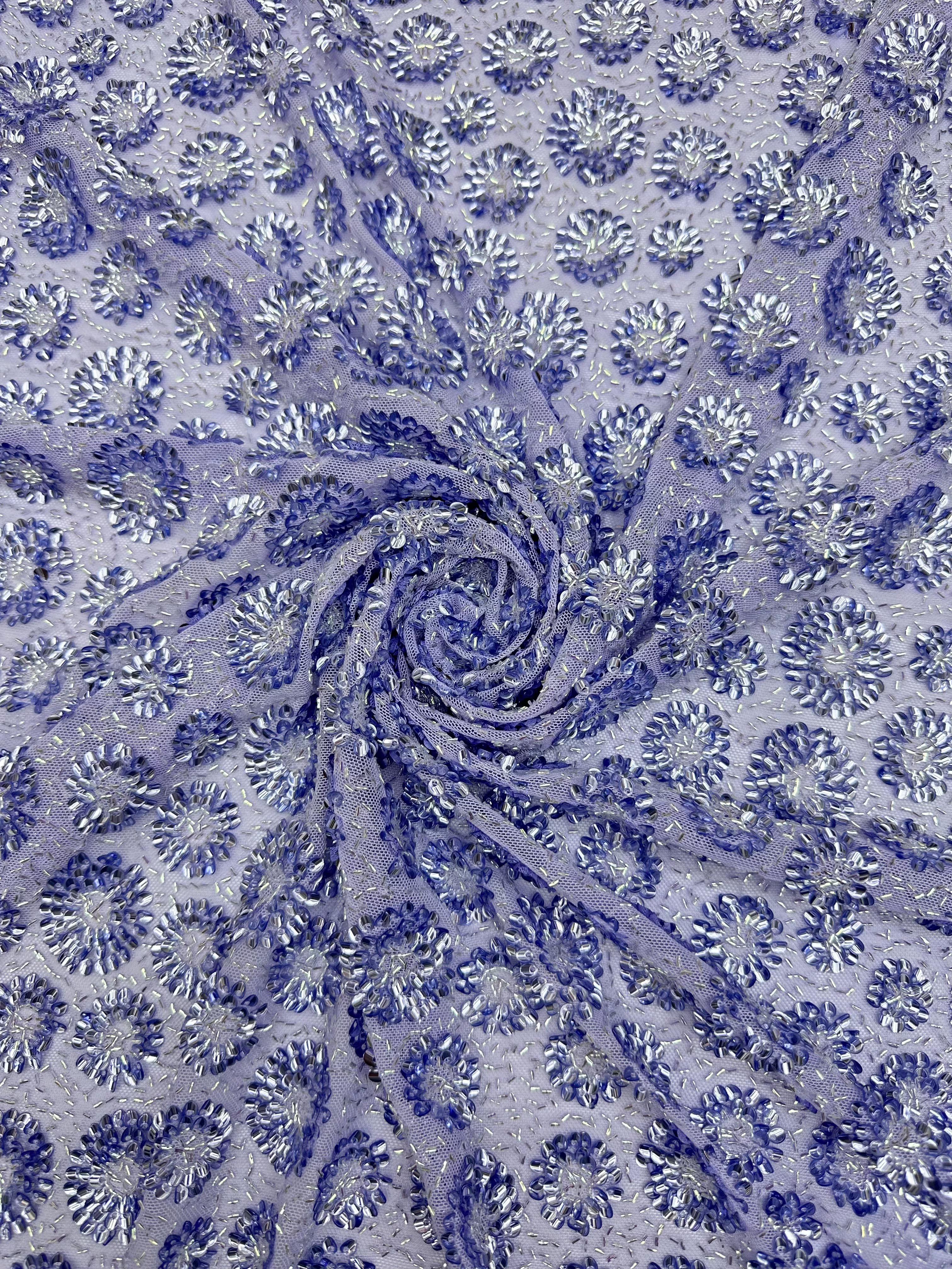 1yard mesh tissu Little Daisie - Embroidery Daisy のレビューと価格