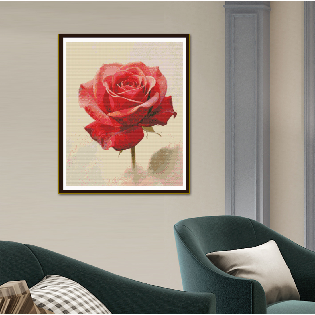 A Cross-Stitch Pattern of a Bl - Embroidery Roses のレビューと価格