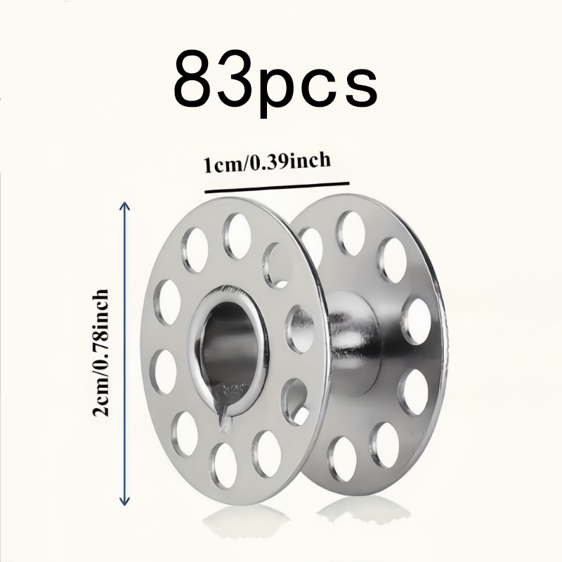 83Pcs Reusable Metal Bobbins,  - Embroidery Diy のレビューと価格