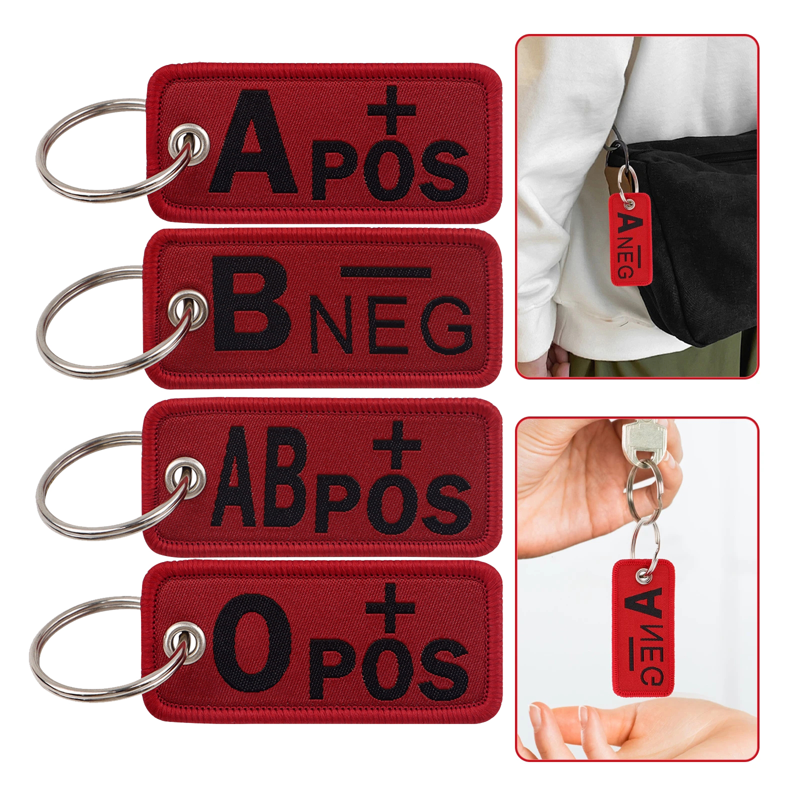 RED Blood Type Embroidery Key  - Embroidery Fonts のレビューと価格
