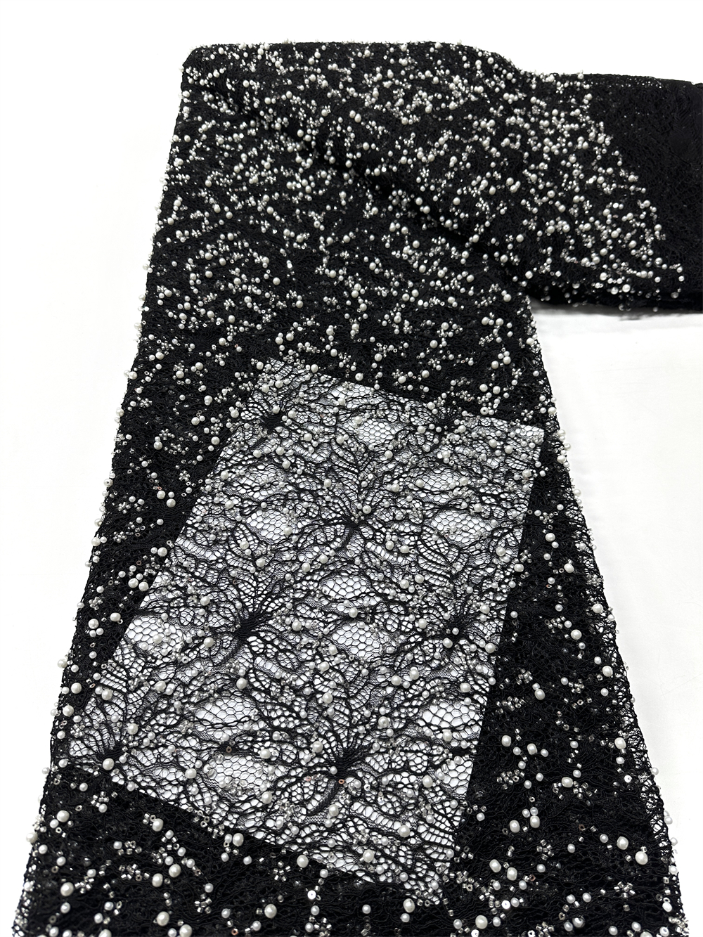 2026 Latest African Beaded Lac - Embroidery Net Fabric のレビューと価格