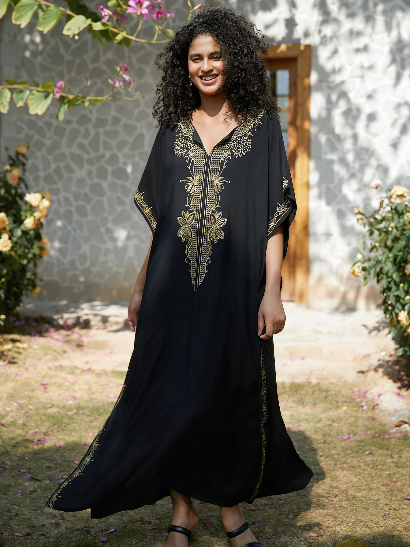 Swimsuit Cover Ups Embroidery  - Embroidery Kaftan のレビューと価格