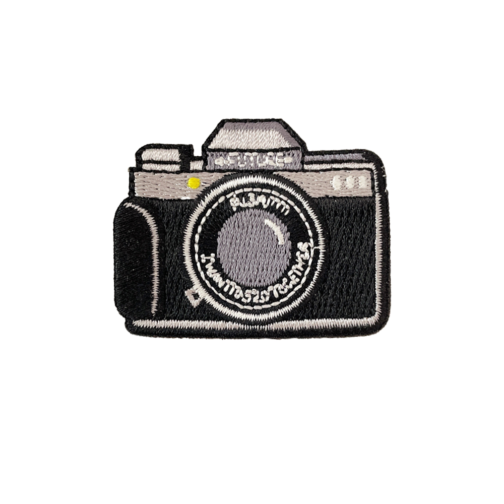 1 Piece Black Camera Embroider - Embroidery Fonts のレビューと価格