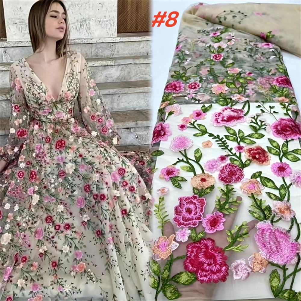 Wholesale French Luxury Mesh E - Embroidery Net Fabric のレビューと価格