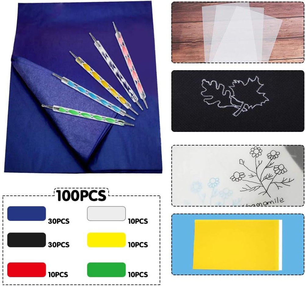 100 Sheets Carbon Transfer Pap - Transfer Paper Carbon のレビューと価格