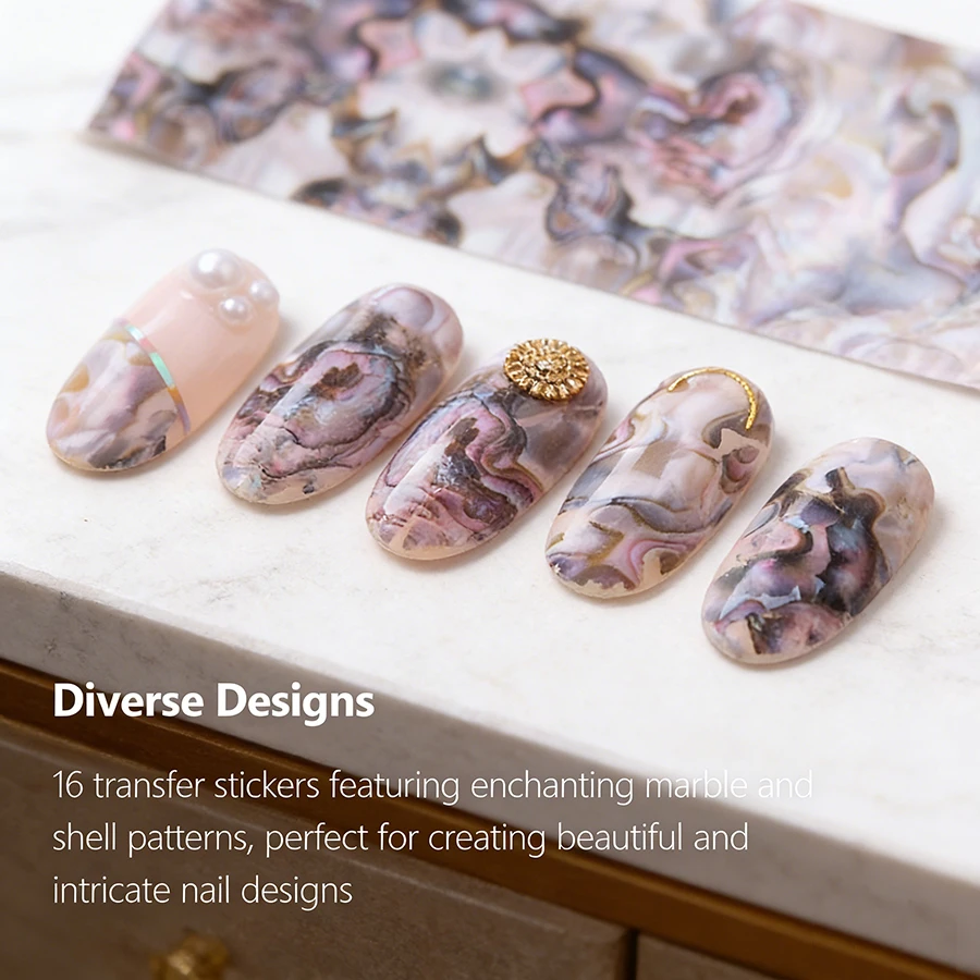 16 Sheets Marble and Shell Des - Transfer Paper Carbon のレビューと価格
