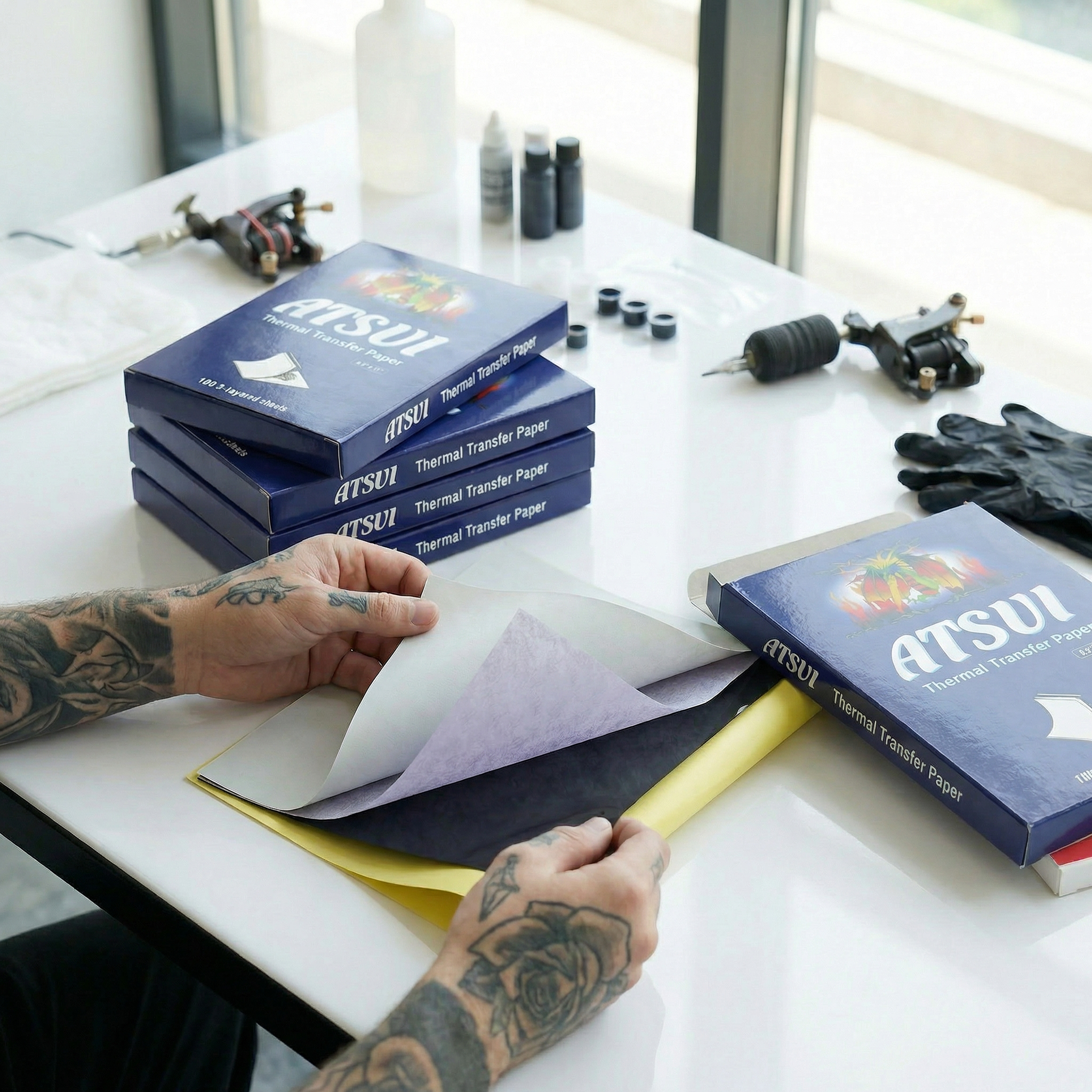 MAMBA 100/50/20/10PCS Tattoo T - Transfer Paper Carbon のレビューと価格