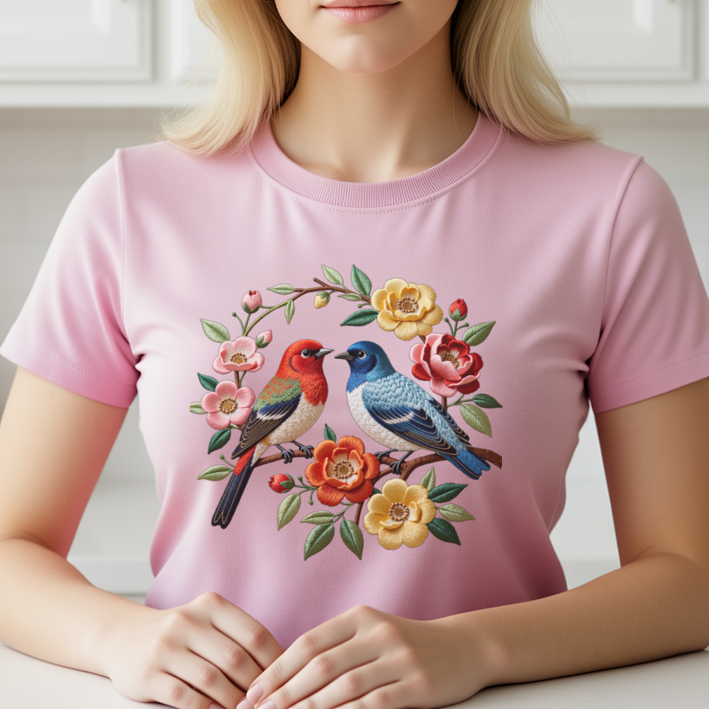 1 Piece of Bird Pattern Clothi - Embroidery Diy のレビューと価格