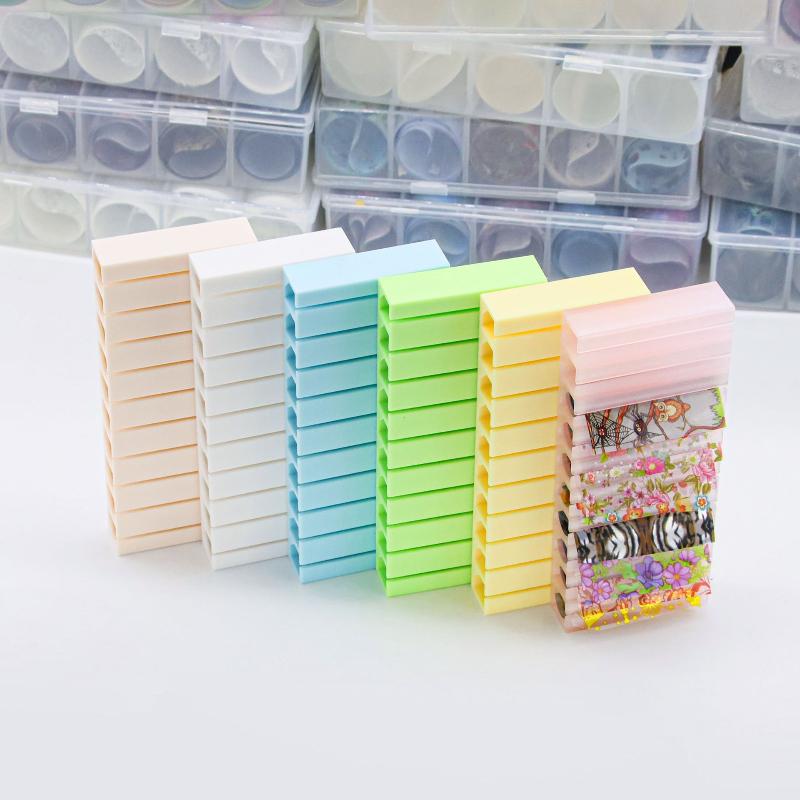 10-Grid Macaron Nail Foil Stor - Transfer Paper Carbon のレビューと価格