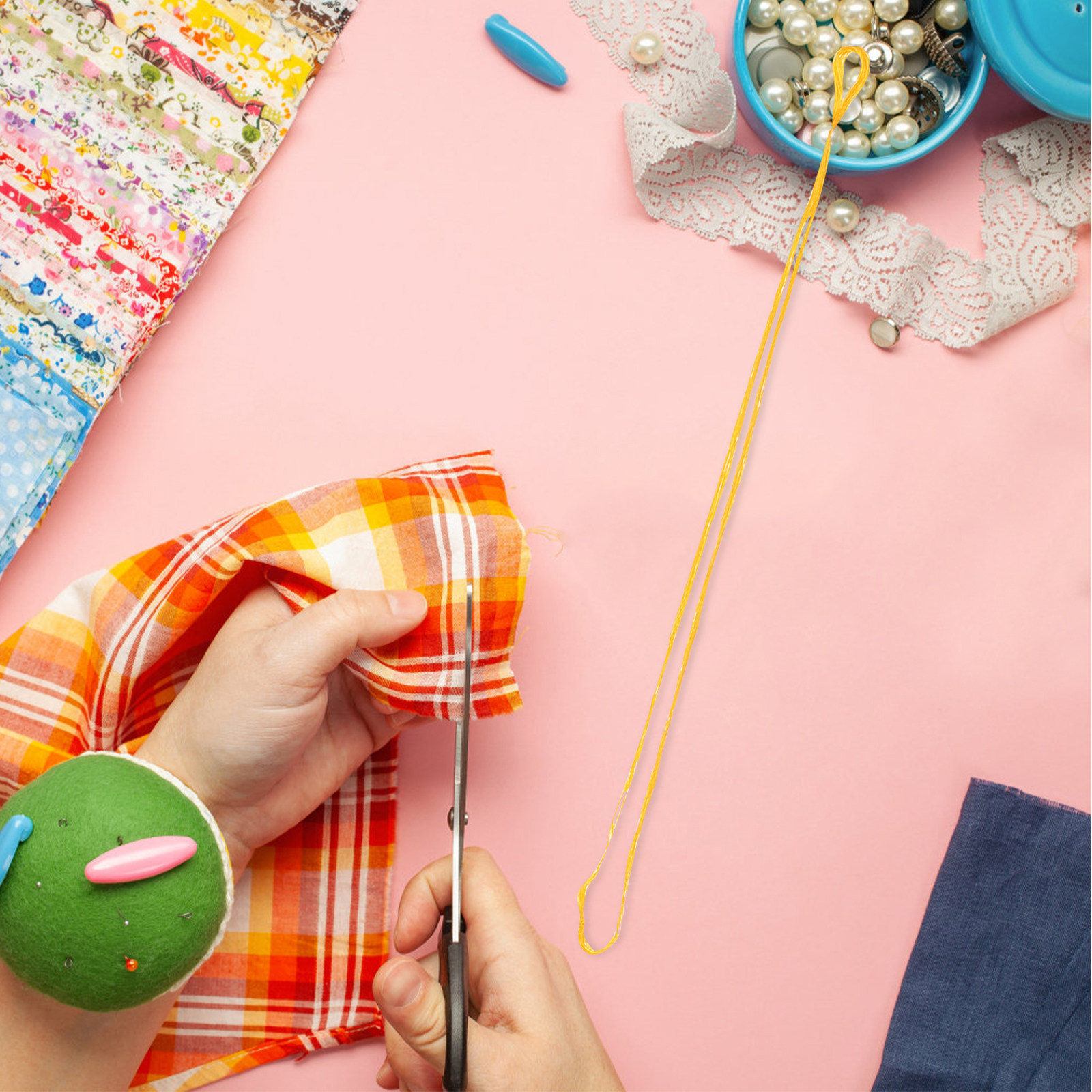 8Pcs Premium Natural Silk Embr - Embroidery Diy のレビューと価格