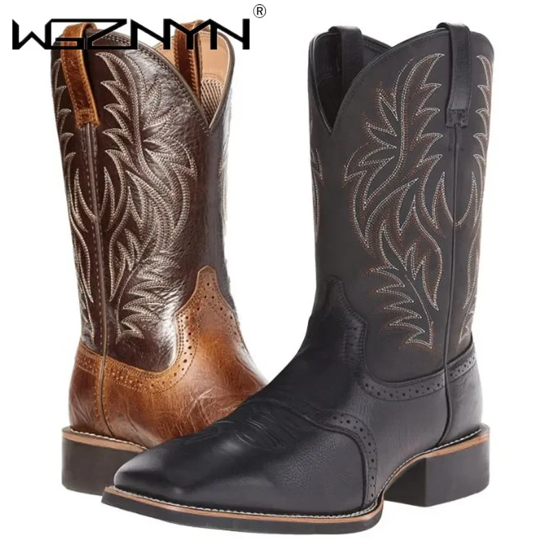 Men High Boots Embroidery Retr - Embroidery Design のレビューと価格