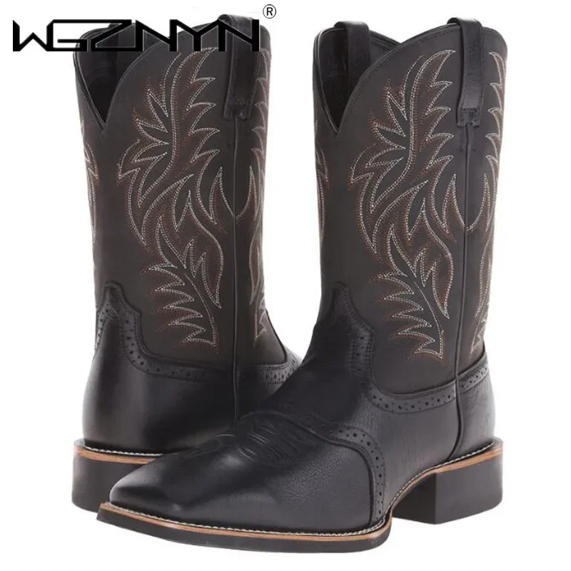 Men High Boots Embroidery Retr - Embroidery Design のレビューと価格