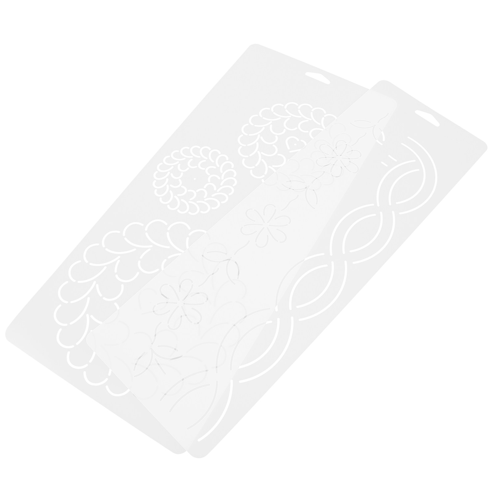 2Pcs Quilting Templates Set Tr - Embroidery Pattern のレビューと価格