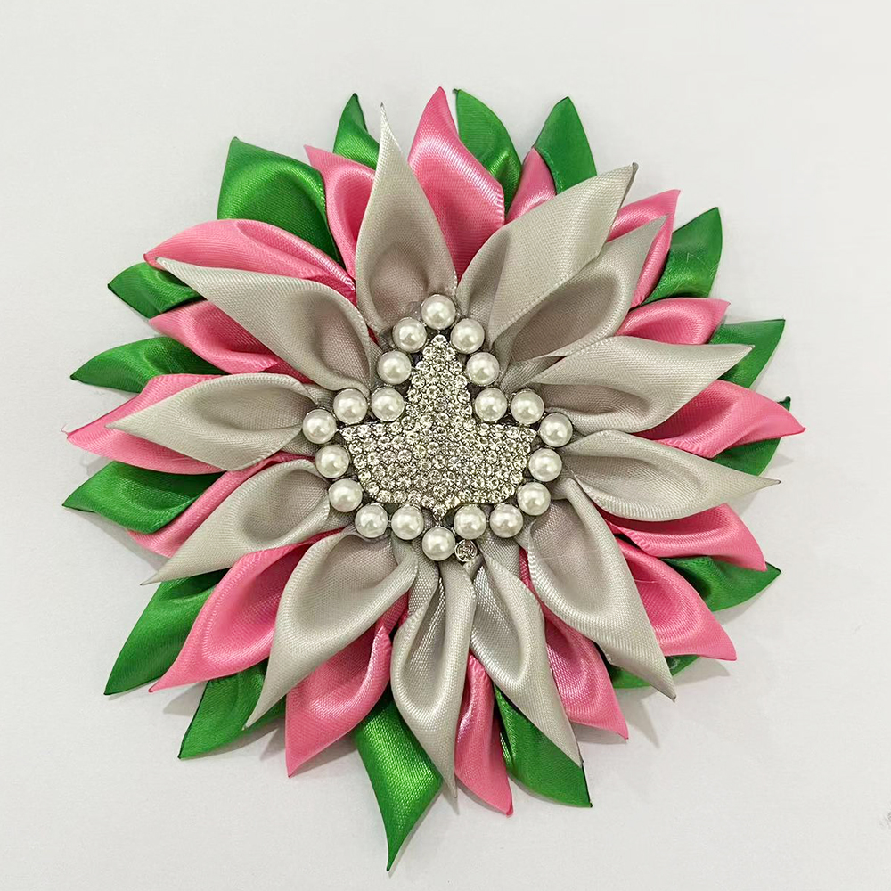 Exquisite pink and green satin - Embroidery Alpha のレビューと価格