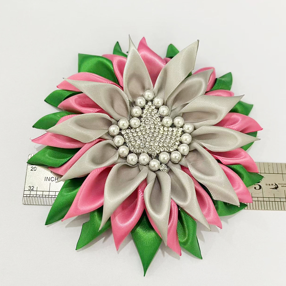 Exquisite pink and green satin - Embroidery Alpha のレビューと価格