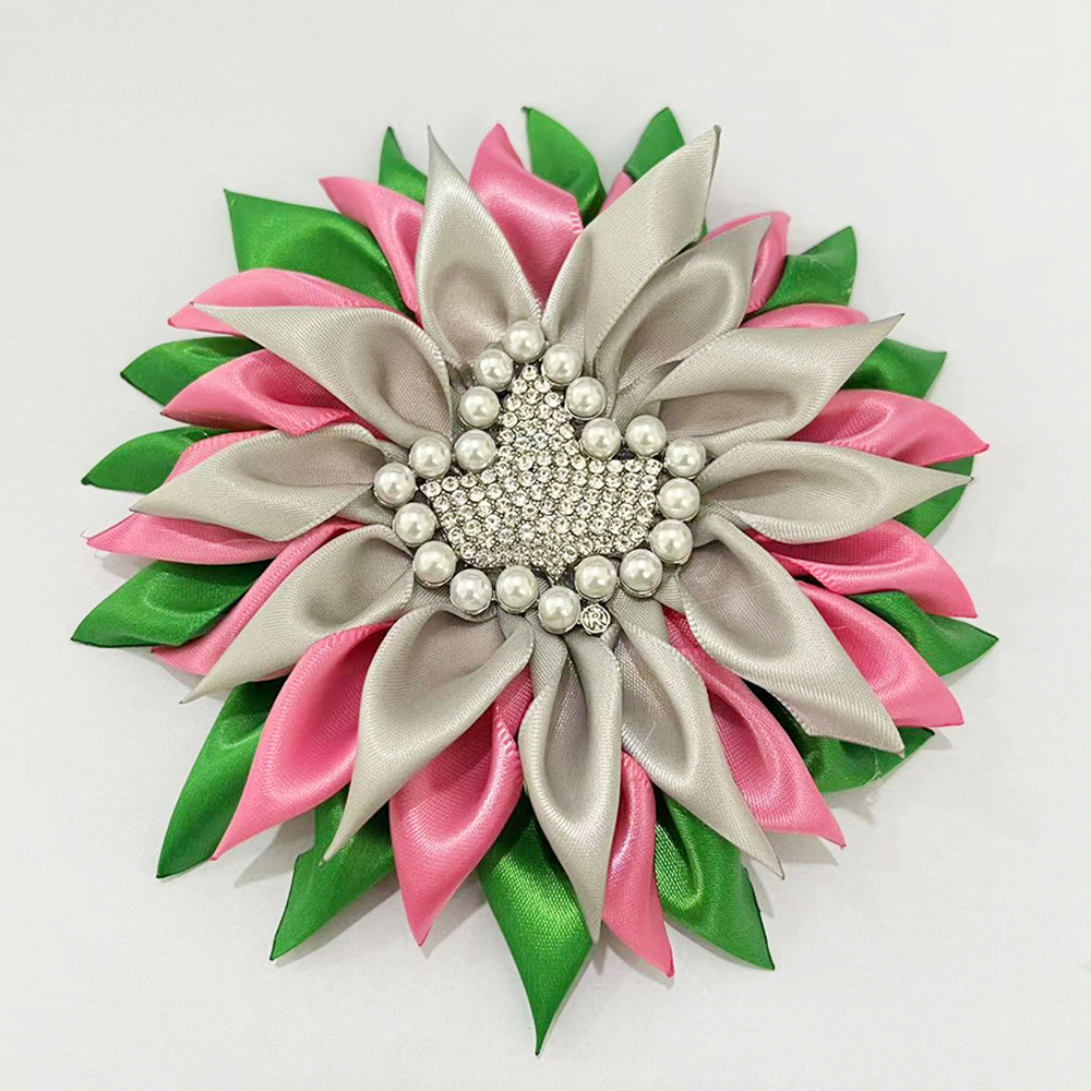 Exquisite pink and green satin - Embroidery Alpha のレビューと価格