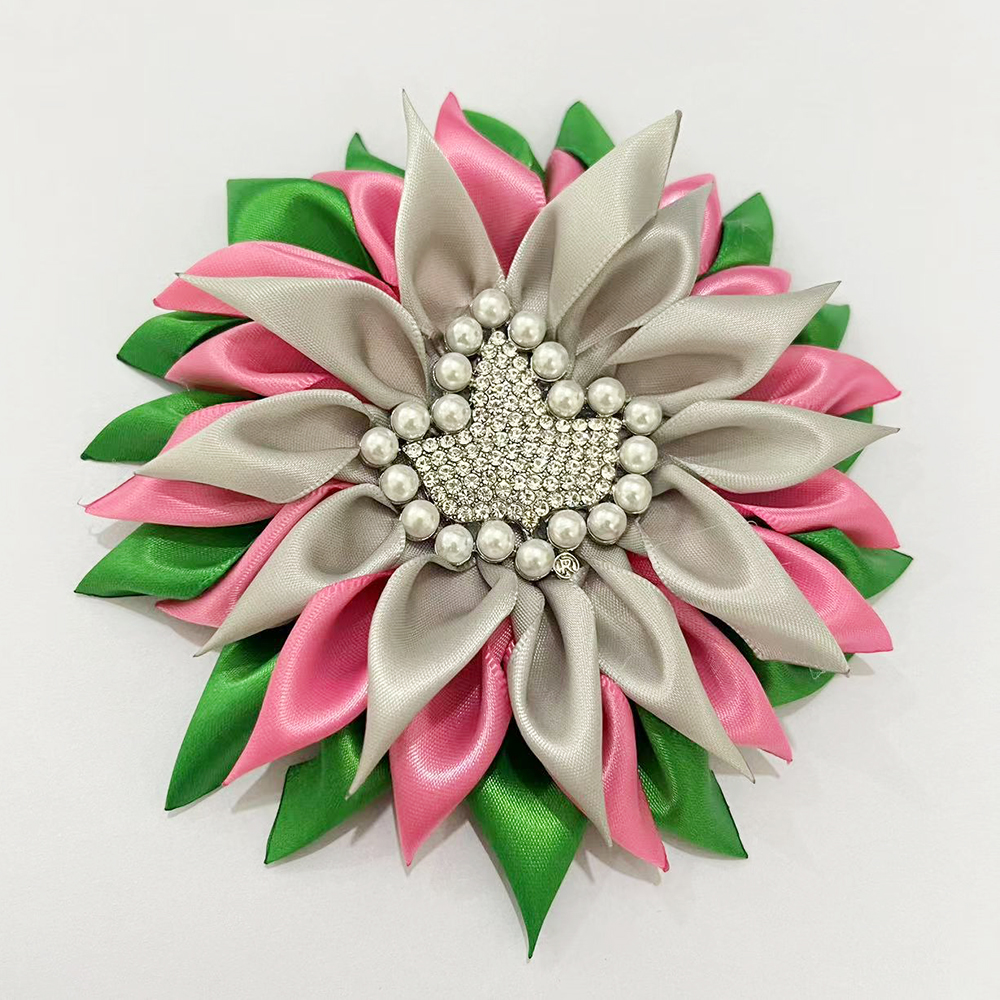 Exquisite pink and green satin - Embroidery Alpha のレビューと価格
