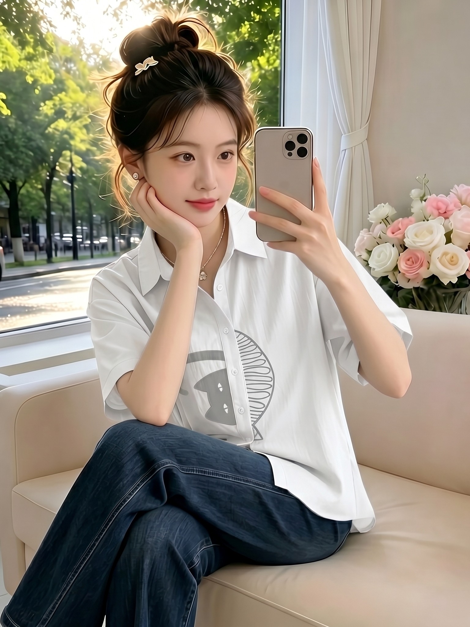 Unique Stylish Casual Shirt Ve - Embroidery Unique Design のレビューと価格