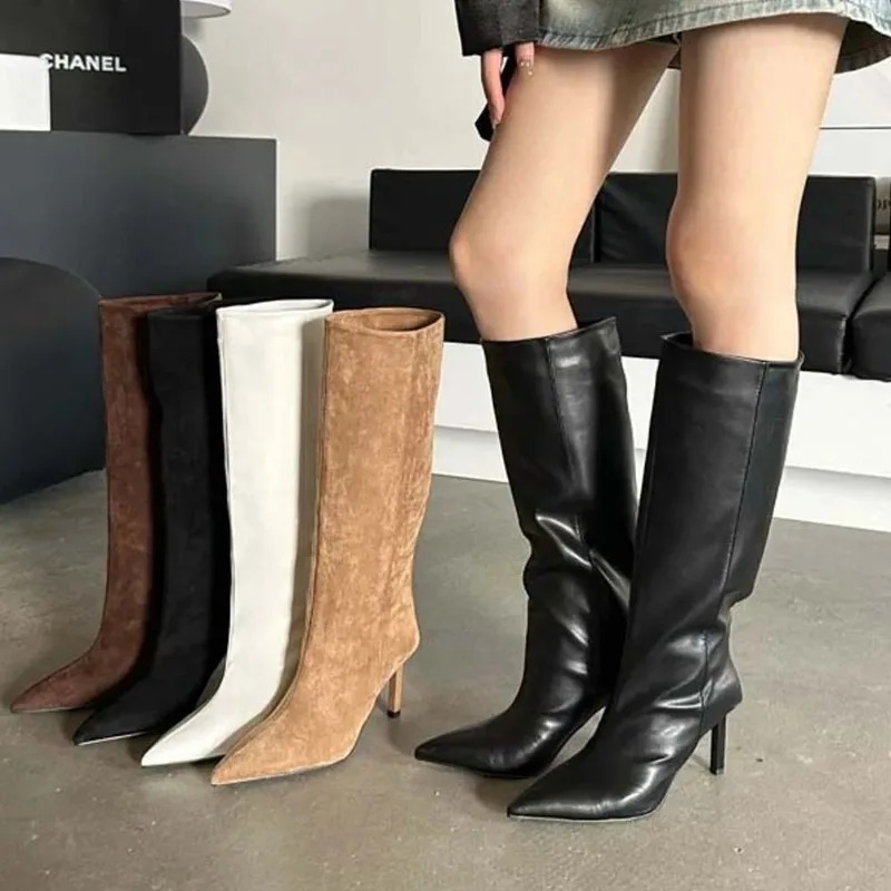 Luxury Women Long Boots Fashio - Embroidery Design のレビューと価格