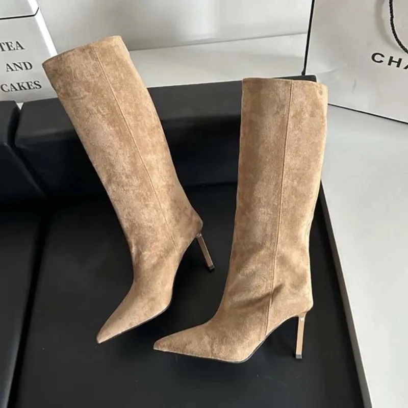 Luxury Women Long Boots Fashio - Embroidery Design のレビューと価格