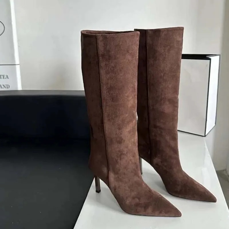 Luxury Women Long Boots Fashio - Embroidery Design のレビューと価格