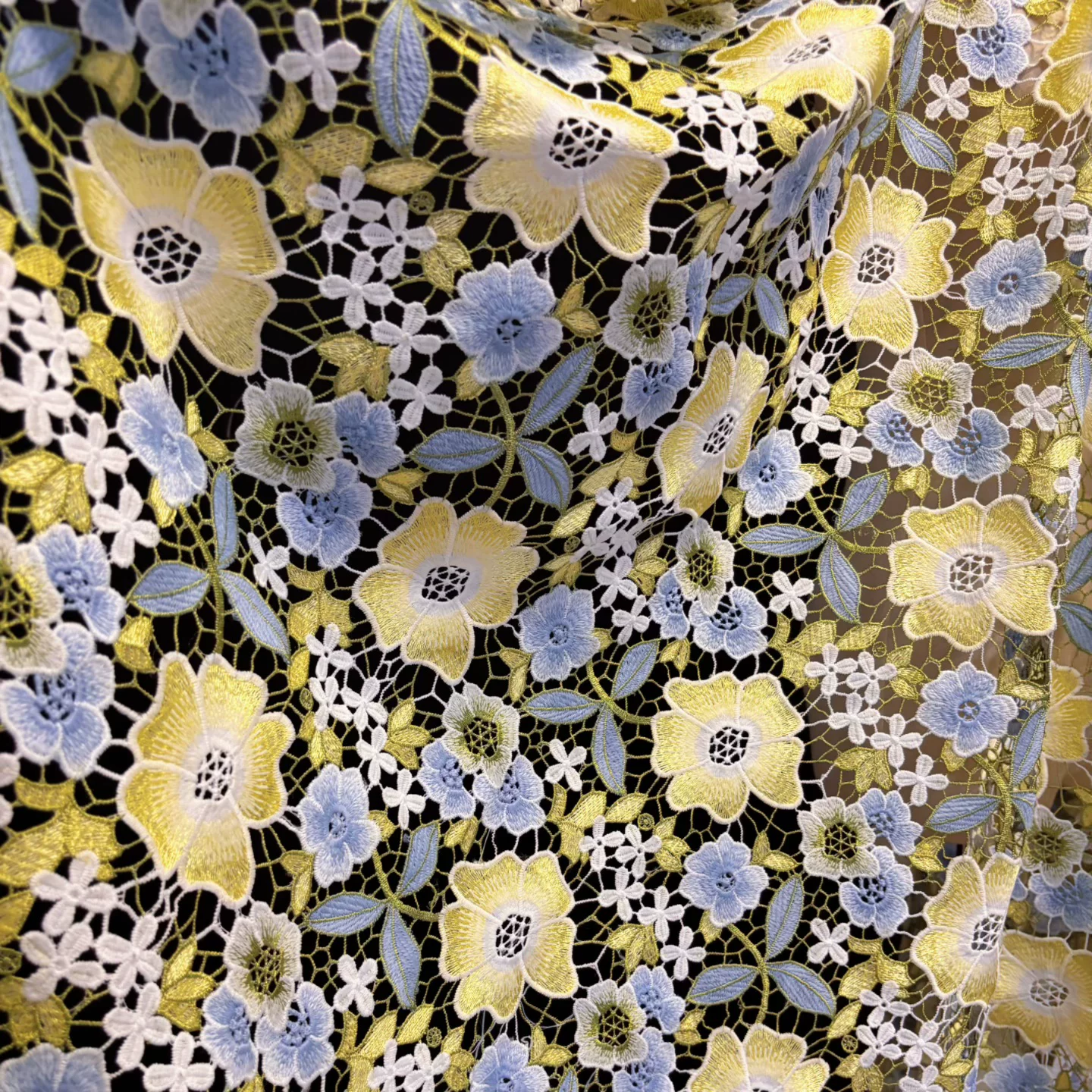1yard Water soluble colorful f - Embroidery Net Fabric のレビューと価格