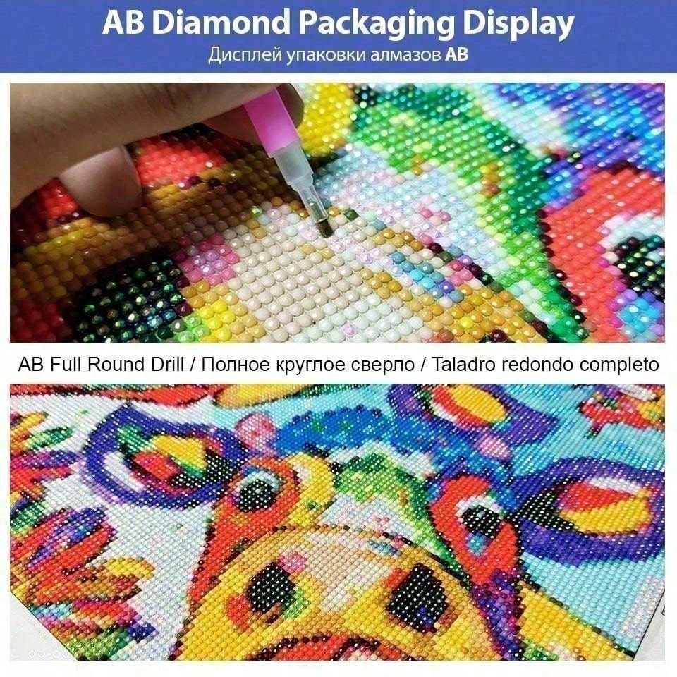 1 piece - 5D-DIY - Flocking cl - Embroidery Roses のレビューと価格