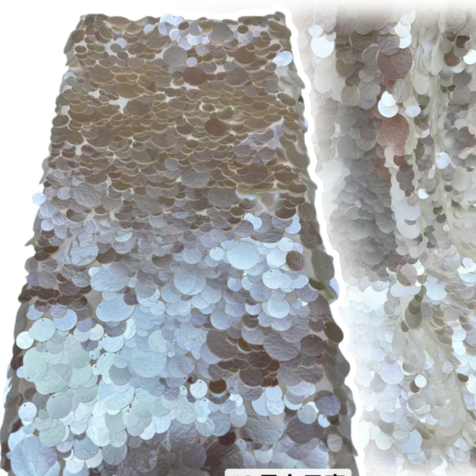 Madison-African Rose 3D Sequin - Embroidery Net Fabric のレビューと価格