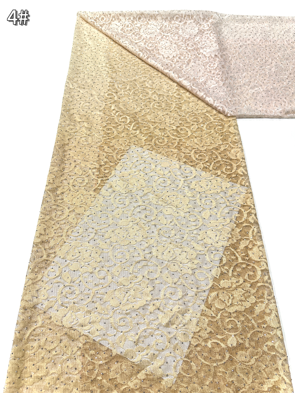 Nigerian Beaded Embroidery Lac - Embroidery Net Fabric のレビューと価格