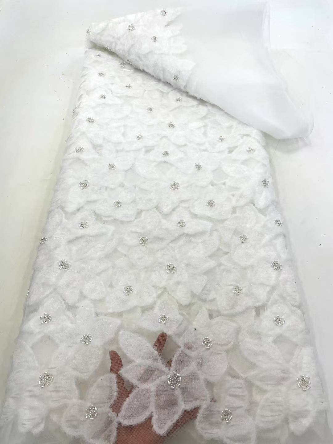 African Tulle Lace Fabric 2025 - Embroidery Net Fabric のレビューと価格