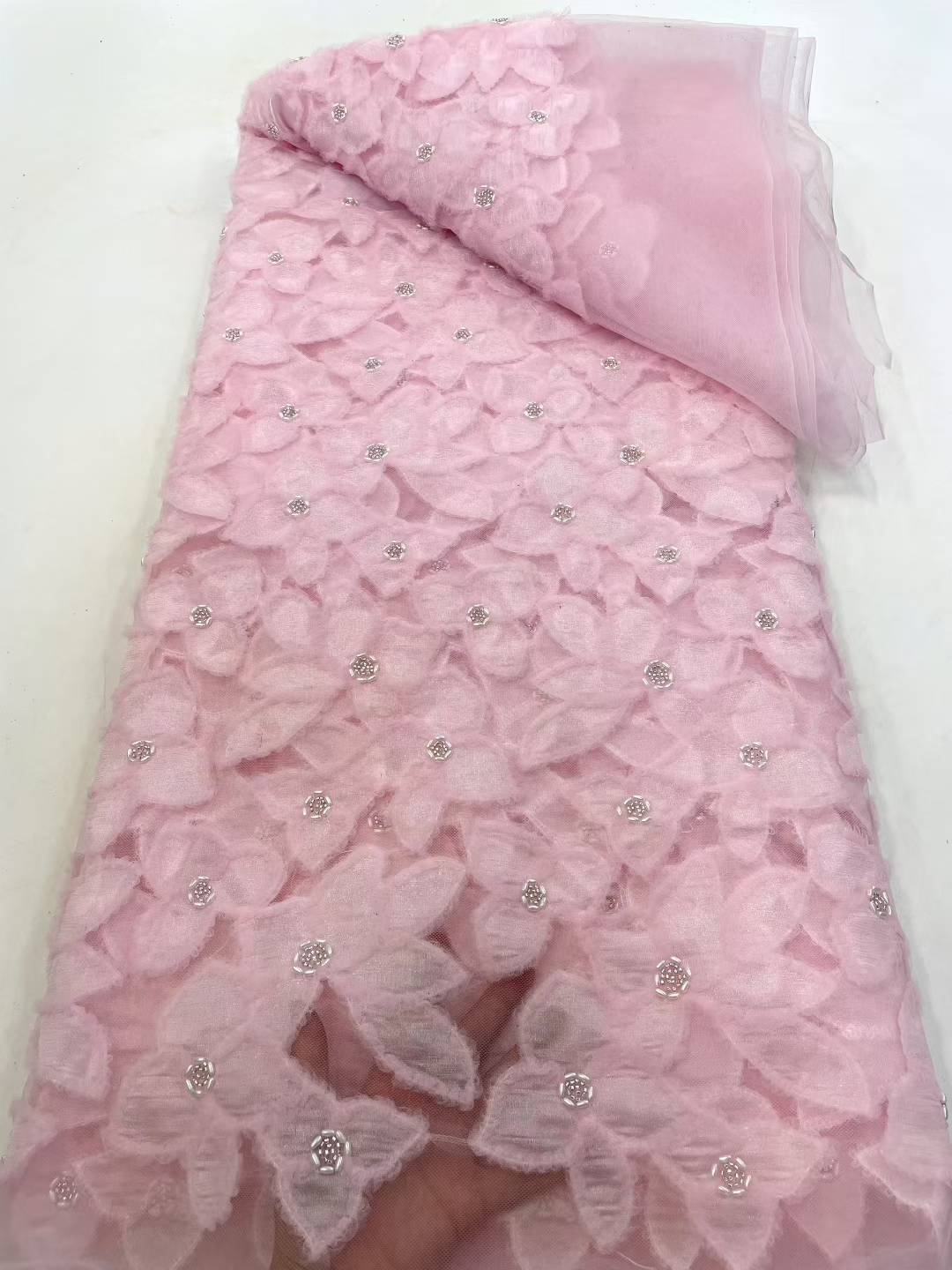 African Tulle Lace Fabric 2025 - Embroidery Net Fabric のレビューと価格