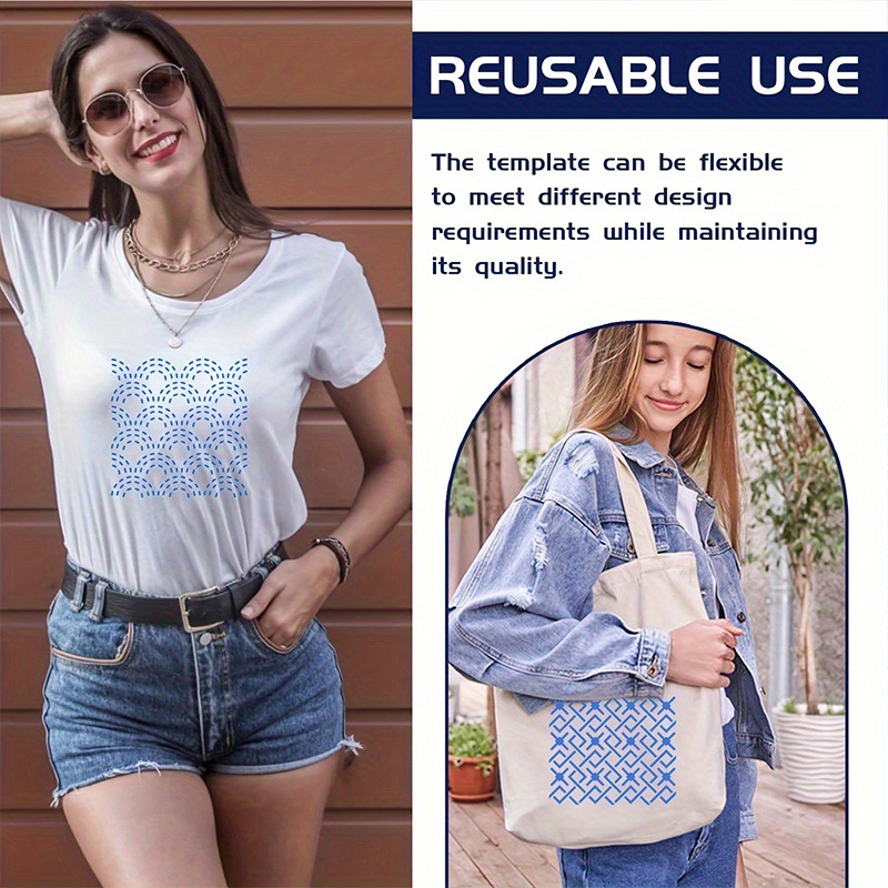 30Pcs Embroidery Templates DIY - Embroidery Diy のレビューと価格